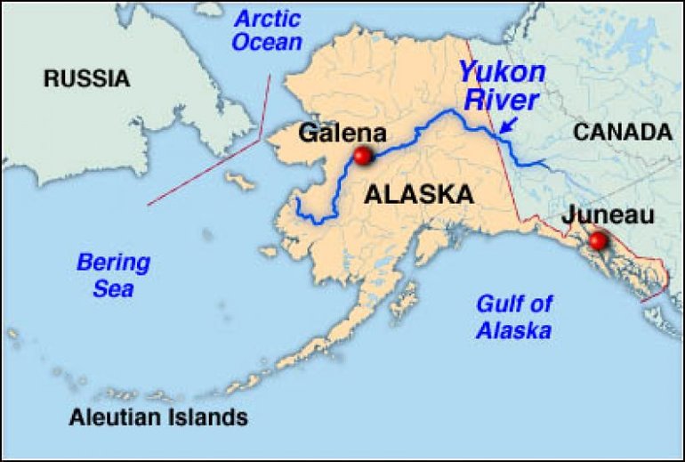 Северная река юкон расположена на полуострове. Река Юкон на карте. Река Юкон Аляски карта. Юкон Аляска на карте.